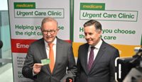 Prime Minister and Health Minister at a UCC