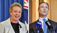 Bridget McKenzie and Greg Hunt want the new funding to help ‘deliver a range of mental health support programs, including suicide-prevention measures’. (Images: Darren England, Mick Tsikas)