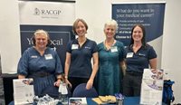L–R: RACGP NT GP of the Year 2025 Dr Simone Raye, RACGP NT Faculty Manager Judith Oliver, RACGP NT Provost Associate Professor Emma Kennedy and RACGP NT Campaign Lead Krystal Vague at the conference.