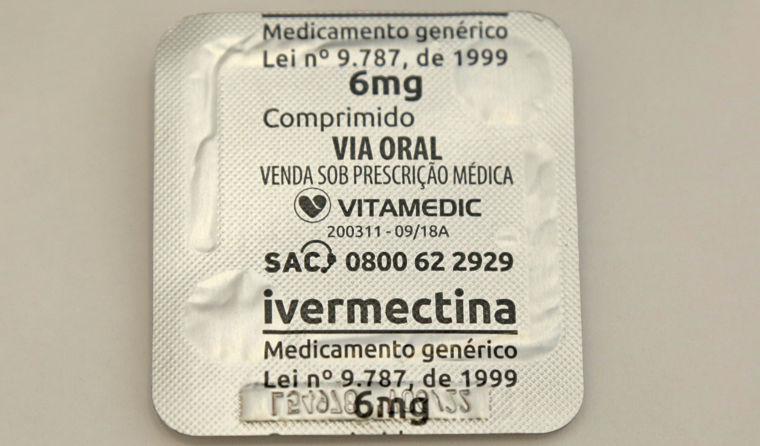 Ivermectin packet.