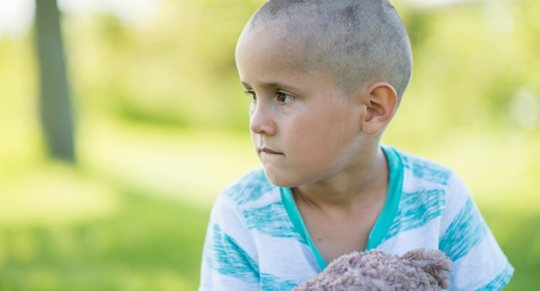 Child with cancer