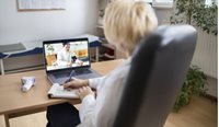 GP in telehealth appointment