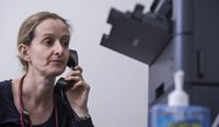 GP on the phone to Services Australia