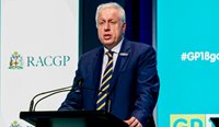 Dr Harry Nespolon spoke at this morning’s GP18 welcome session.