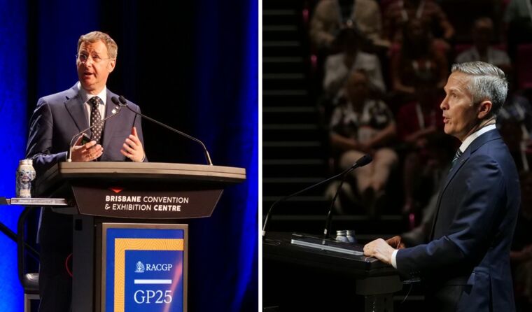 Professor Michael Kidd and Dr Michael Wright.