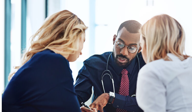 Doctors in meeting