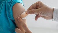 Child getting vaccinated
