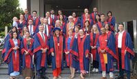 RACGP President Dr Nicole Higgins (front with hat) with members of the Queensland Faculty and New Fellows in Mackay on 19 April.