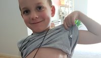 Mason was diagnosed with a severe form of haemophilia when he was three months old.