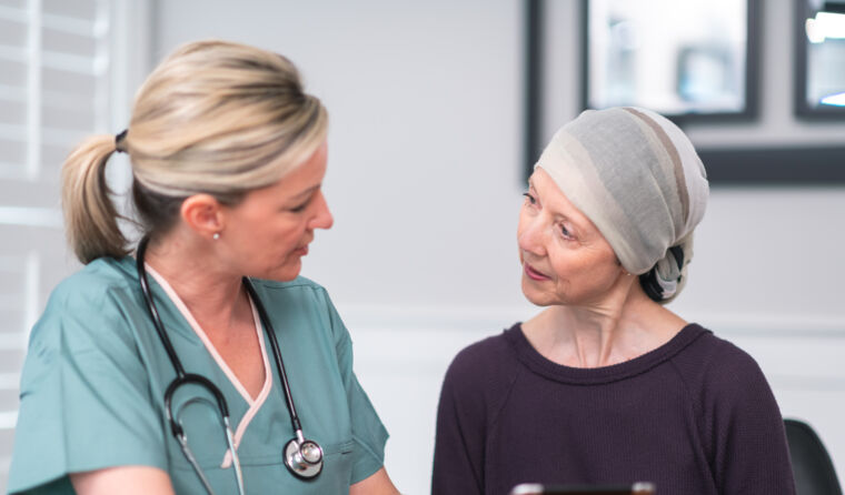 GP treating woman with cancer