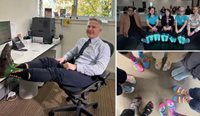 GPs across Australia have donned their favourite footwear for Crazysocks4docs Day.