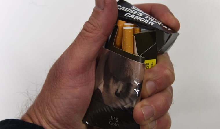 Cigarette packet