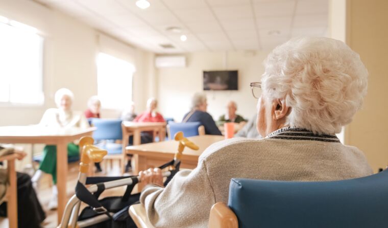 Aged care resident