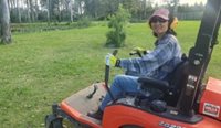 To help manage her work–life balance, Dr Karin Jodlowski-Tan often jumps on her ‘think tank’ zero-turn mower to allow her mind ‘free-time’.
