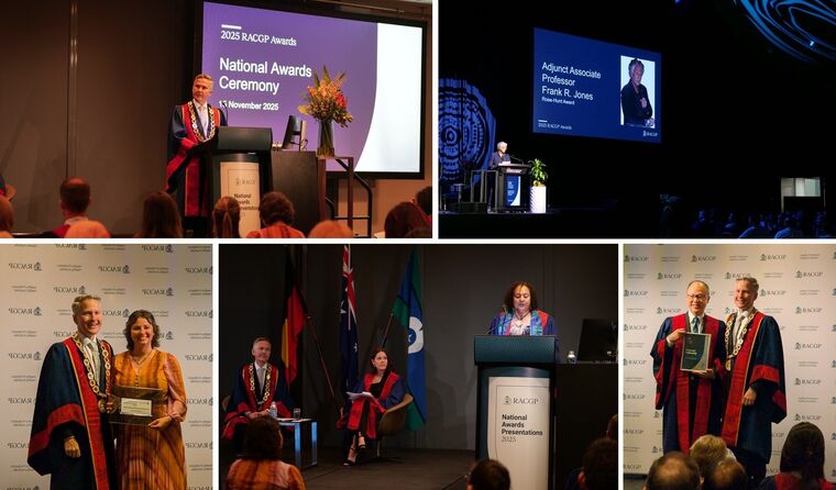 RACGP 2025 Awards ceremony at GP25