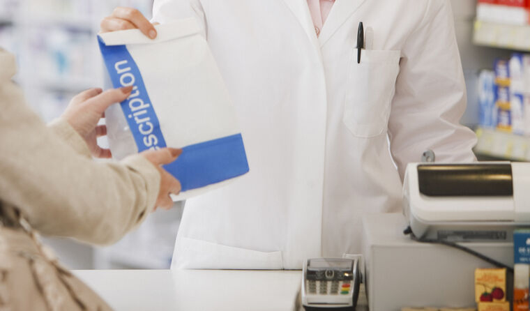 Pharmacist prescribing to a patient