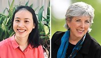 Dr Winnie Chen (left) and Dr Cate Howell were 2020 recipients of RAGGP Foundation research grants. 